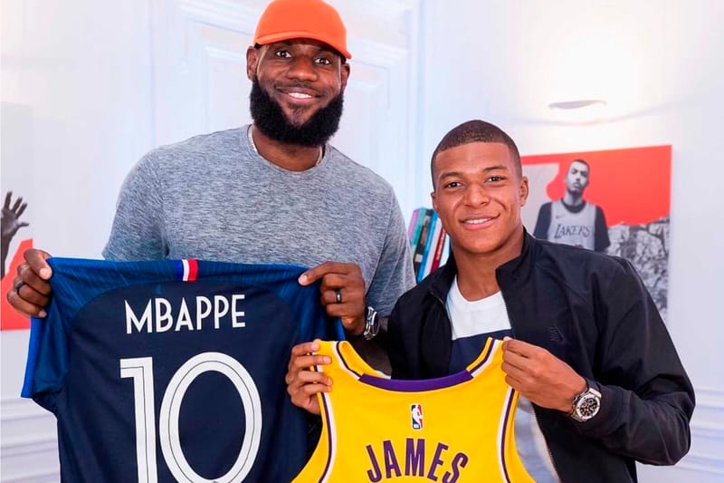 lebron y mbappe