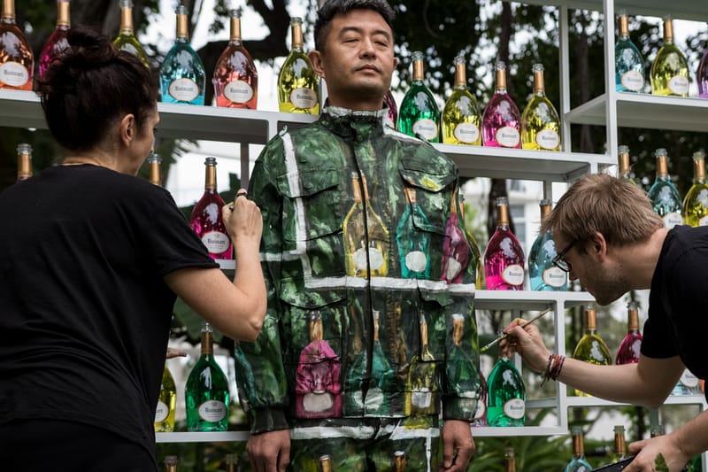 Watch Camouflage Artist Liu Bolin Transform into "The Invisible Man"