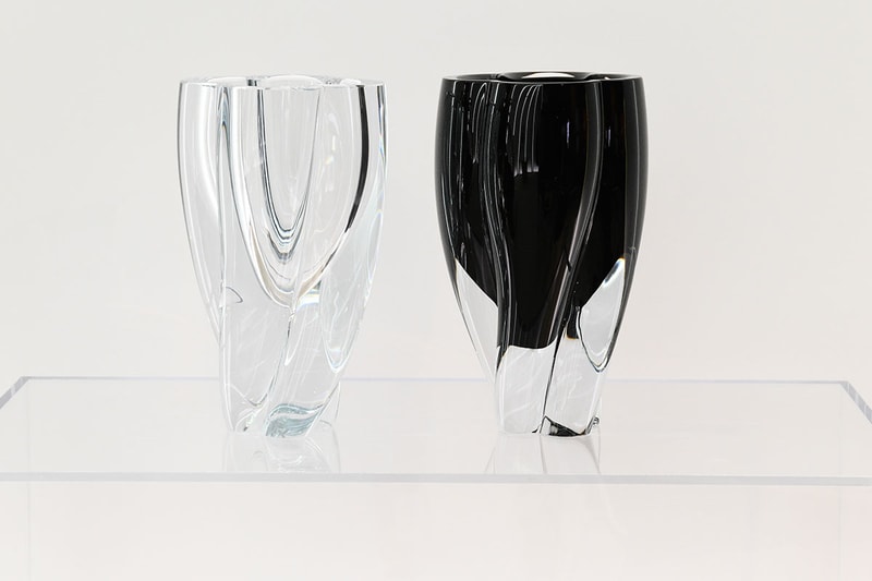 Louis Vuitton Objets Nomades design miami New Designs December 2019 furniture interior design home decor table chair price purchase luxury Atelier Biagetti’s Anemona Table, Atelier’s Oï’s Serpentine Table, and Tokujin Yoshioka’s Blossom Vase, 