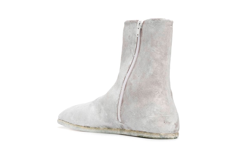 Maison Margiela Painted Side-Zip Tabi Boot Release Date Info White Leather mens