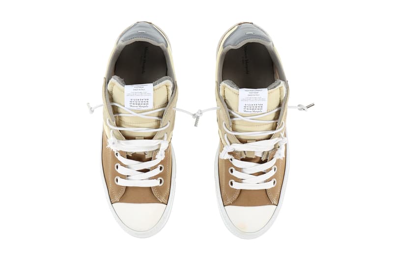 Maison Margiela Repaired New Sneaker Info MMM Antwerp design deconstructed sneakers trainers kicks converse nylon 