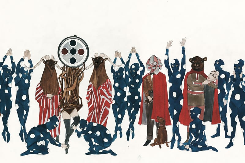 Marcel Dzama Playfully Blends Carnival & War Imagery in New Body of Work