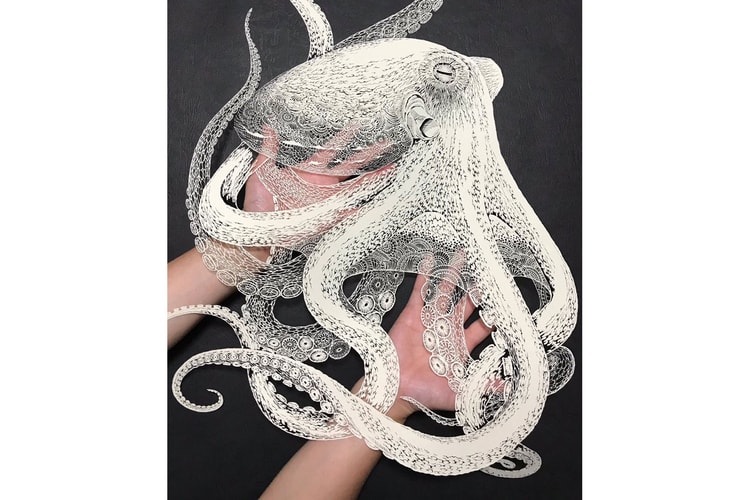 Masayo Fukuda Shows Off Stunning Octopus Cut From a Single Piece of Paper