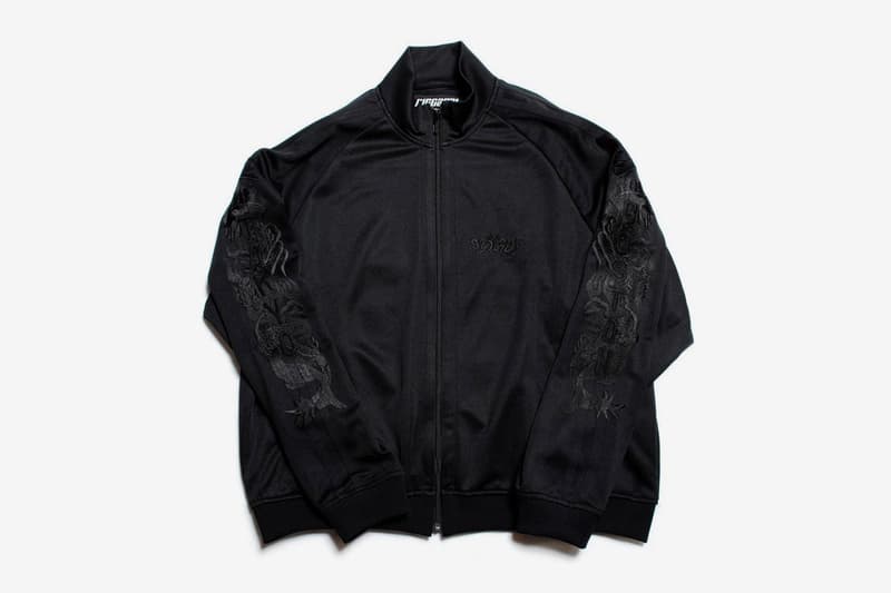 mastermind JAPAN Doublet Riccardi 40th Anniversary Collab Black Chaos Embroidery Track Jacket Pants Sweater