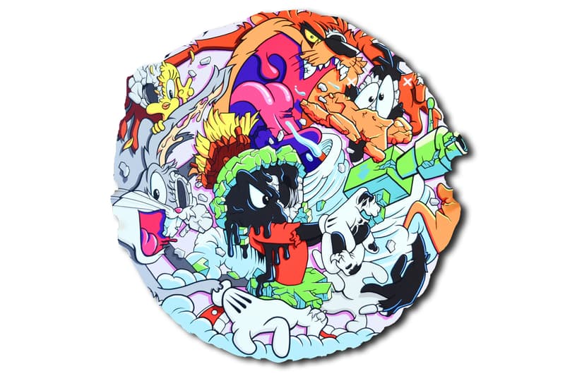 matt gondek thats all folks woodblock painting giveaway artist proof hypebeast art advent calendar