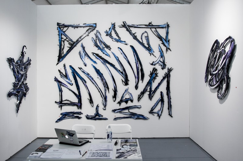 meguru yamaguchi gr gallery booth scope miami exhibition art artworks artist sculptures paintings installations