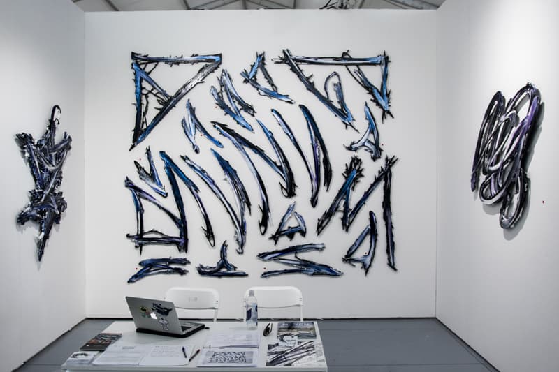 meguru yamaguchi gr gallery booth scope miami exhibition art artworks artist sculptures paintings installations