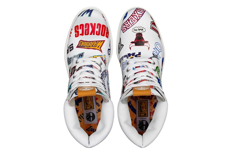Mitchell & Ness x Timberland NBA 6-Inch Boots collection release date info price wheat black white logo varsity jacket collaboration chicago bulls golden state warriors