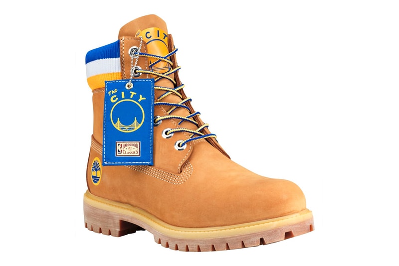 Mitchell & Ness x Timberland NBA 6-Inch Boots collection release date info price wheat black white logo varsity jacket collaboration chicago bulls golden state warriors