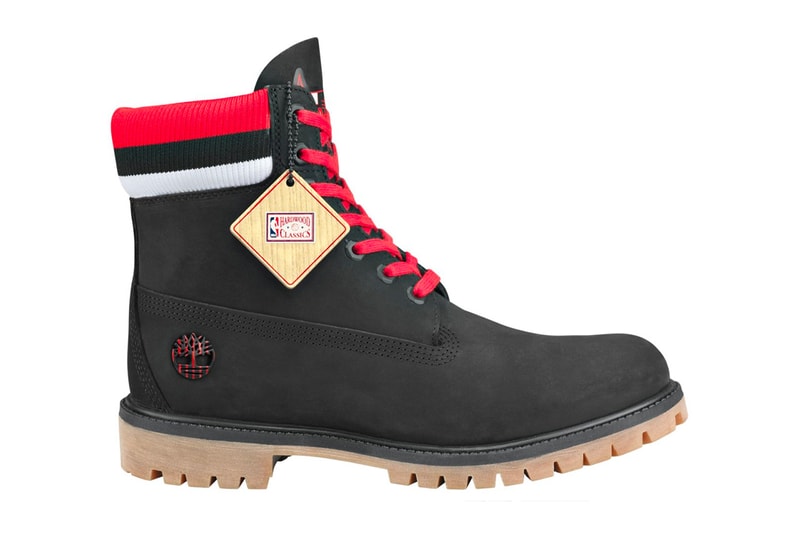 Mitchell & Ness x Timberland NBA 6-Inch Boots collection release date info price wheat black white logo varsity jacket collaboration chicago bulls golden state warriors