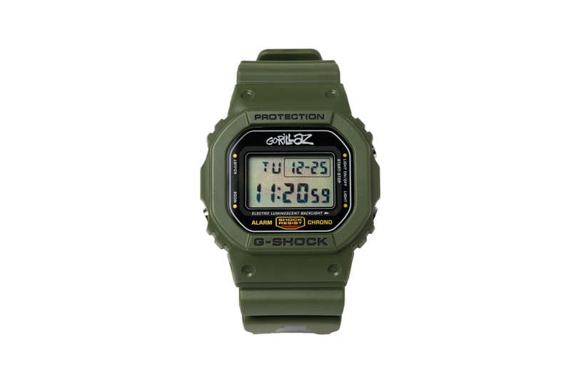 gorillaz g shock watch 2d