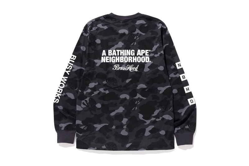 BAPE x NBHD x adidas Entire Collab Collection full every item sneakers shoes clothing bearbricks medicom toy incense chambers 2019 january 2 hoods NHBAPE NMD STLT s-3.1 100 400