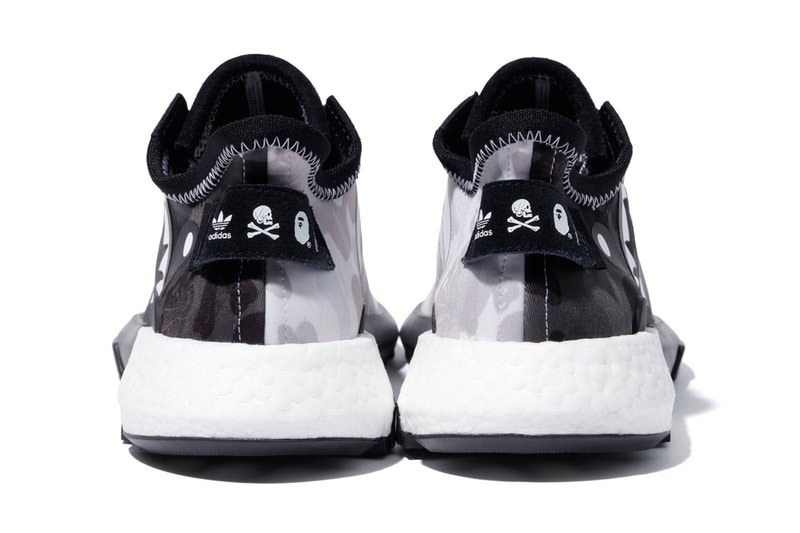 BAPE x NBHD x adidas Entire Collab Collection full every item sneakers shoes clothing bearbricks medicom toy incense chambers 2019 january 2 hoods NHBAPE NMD STLT s-3.1 100 400