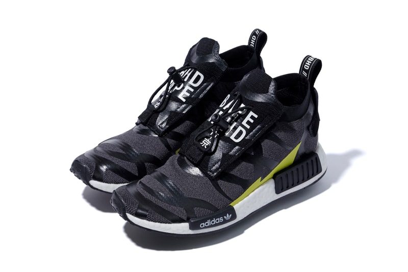 BAPE x NBHD x adidas Entire Collab Collection full every item sneakers shoes clothing bearbricks medicom toy incense chambers 2019 january 2 hoods NHBAPE NMD STLT s-3.1 100 400