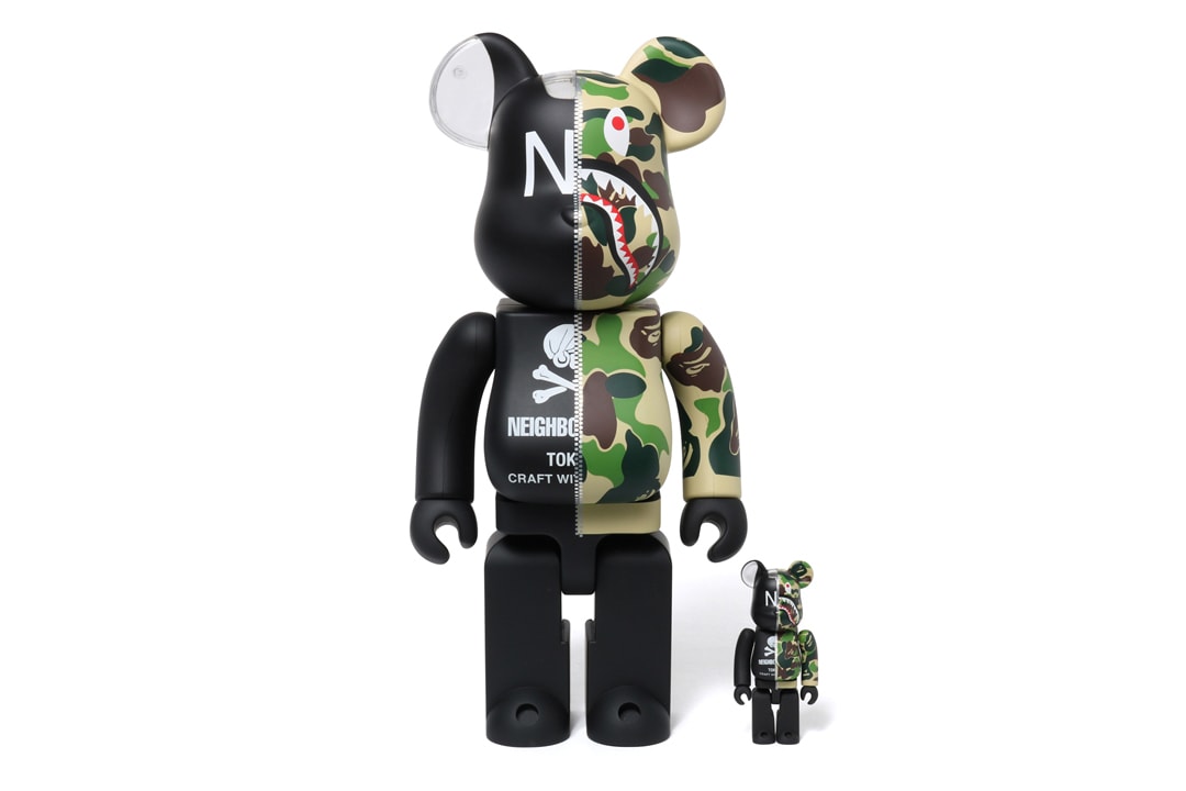BAPE x NBHD x adidas Entire Collab Collection full every item sneakers shoes clothing bearbricks medicom toy incense chambers 2019 january 2 hoods NHBAPE NMD STLT s-3.1 100 400