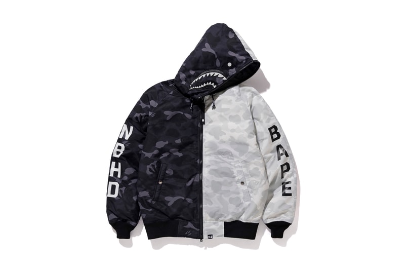 BAPE x NBHD x adidas Entire Collab Collection full every item sneakers shoes clothing bearbricks medicom toy incense chambers 2019 january 2 hoods NHBAPE NMD STLT s-3.1 100 400
