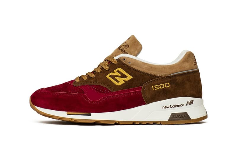 New Balance 1500 "Holiday" Pack Release Date Metallic silver suede crimson tan brown colorway sneaker purchase online available now size december 2018