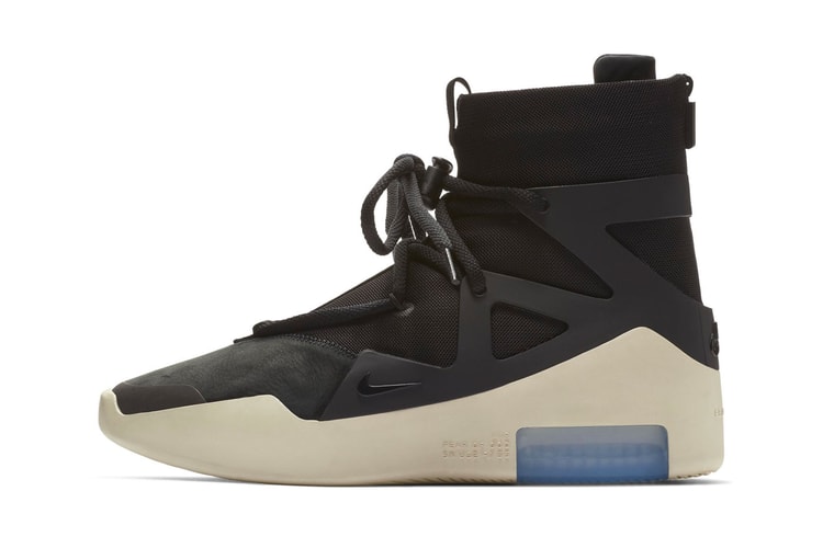 An Official Look at the Nike Fear of God 1 "Black" Colorway