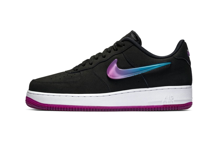 Nike's Air Force 1 "Active Fuchsia/Blue Lagoon" Gets an Oversized Jewel Swoosh