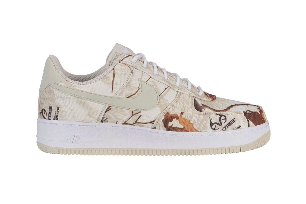 Realtree Camo Nike Air Force 1 2019 Release info Date Low Brown White January Green