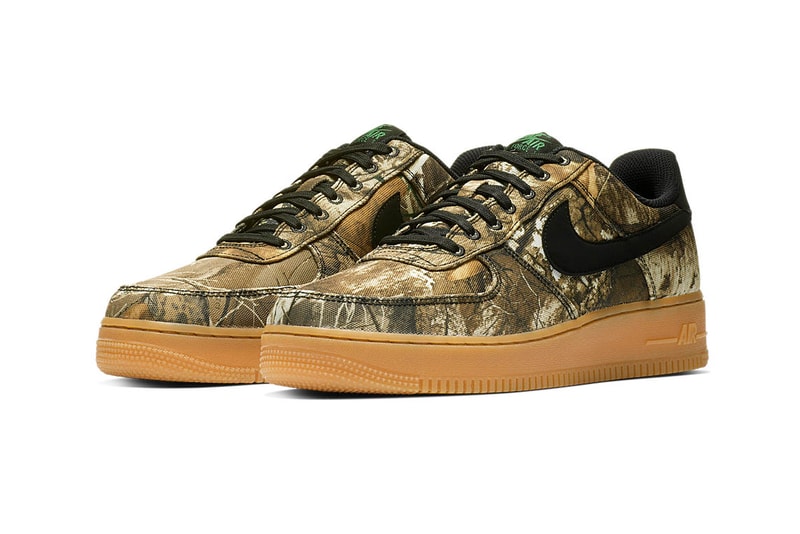 Nike Air Force 1 Realtree Camo Pack Release Date Info Official look White orange brown gum sole Low