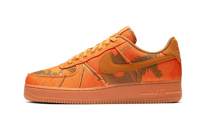 Nike Air Force 1 Realtree Camo Pack Release Date Info Official look White orange brown gum sole Low