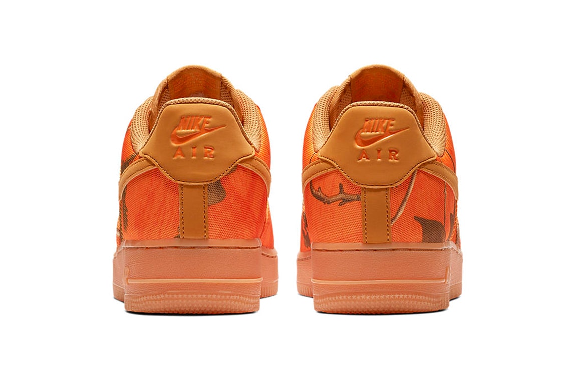 Nike Air Force 1 Realtree Camo Pack Release Date Info Official look White orange brown gum sole Low