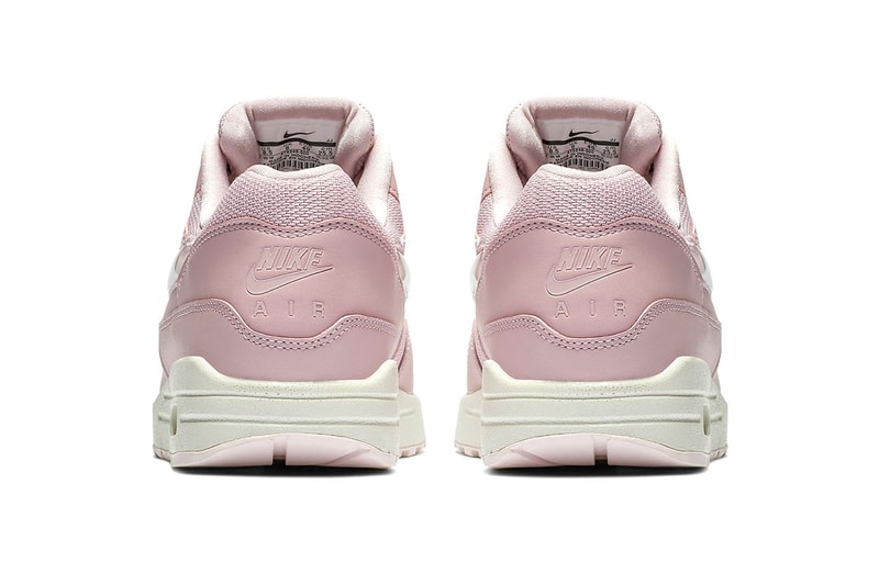 Nike Air Max 1 Oversized Jewel Swooshes Release black pink white tongue tabs