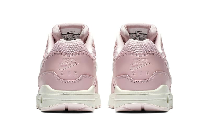 Nike Air Max 1 Oversized Jewel Swooshes Release black pink white tongue tabs