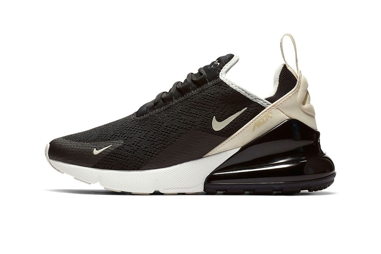 Nike's Air Max 270 Cleans Up in "Black/Beige"
