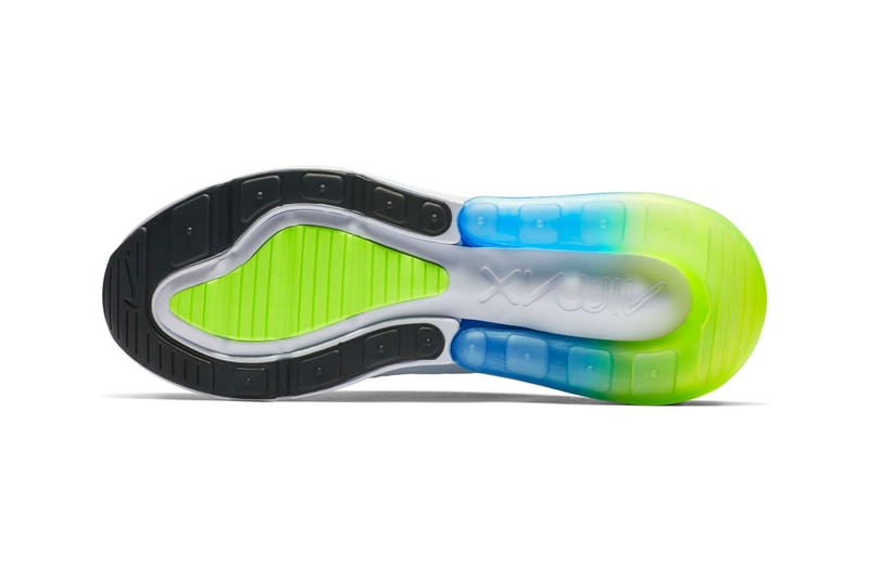 Nike Air Max 270 Logo Release Date White Explosion Green Yellow Info