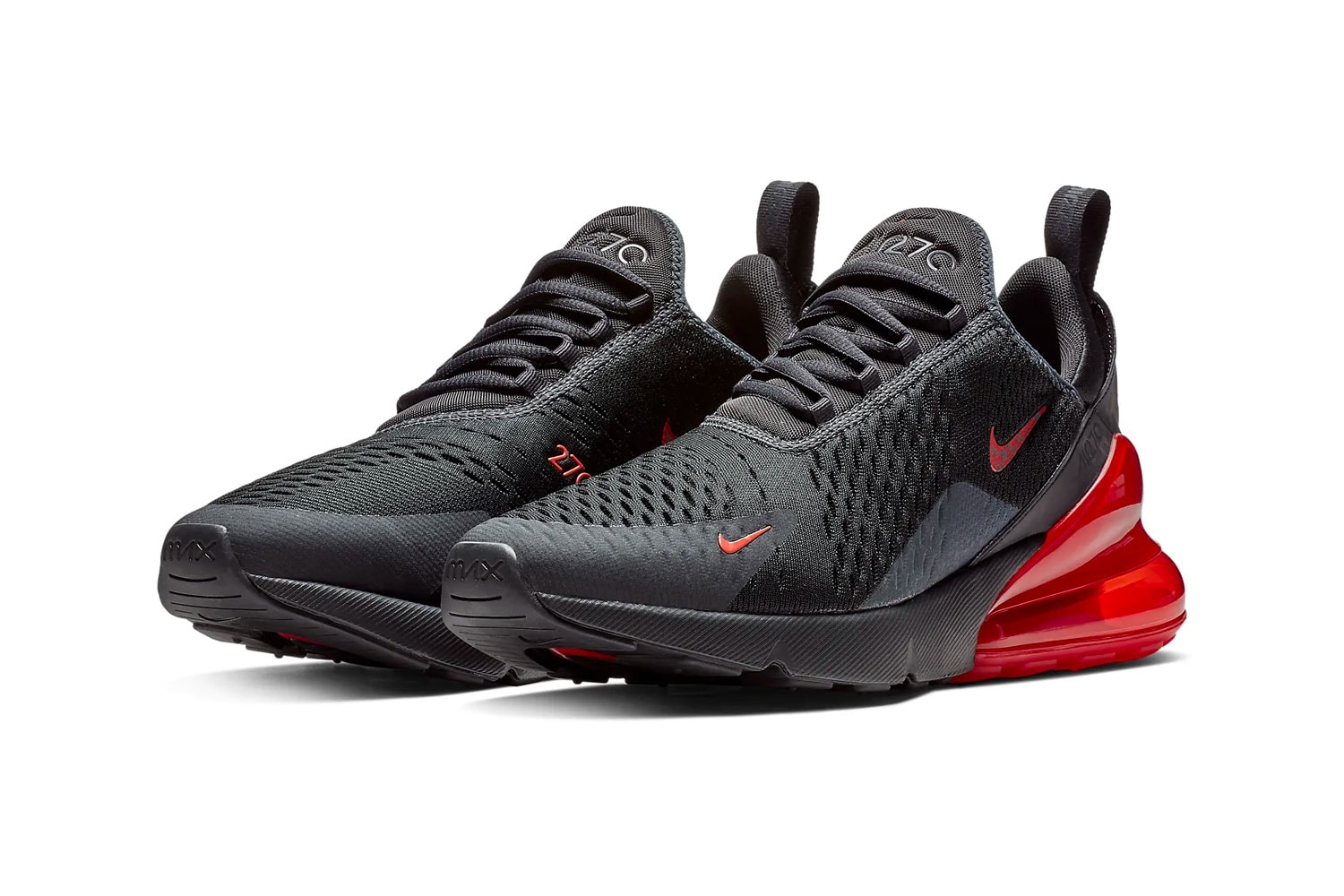 Nike Air Max 270 Reflective Black/Red | Hypebeast