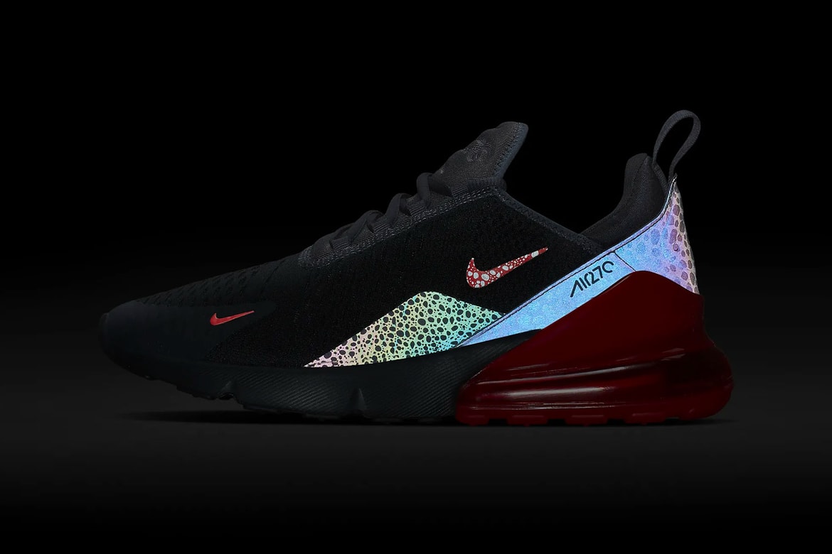 Nike Air Max 270 Reflective Black Red Hypebeast