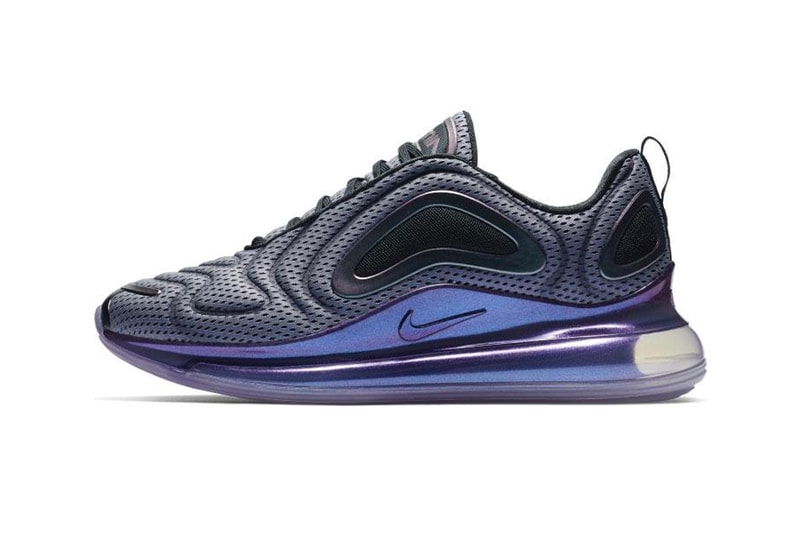 Nike Air Max 720 Aurora Borealis Spring 2019 Aurora Borealis Sneakers Trainers Old School Retro Sportswear Kick Air Throwback Colors Metallic  northern lights black purple