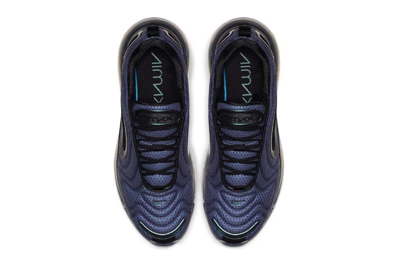 Nike Air Max 720 Aurora Borealis Spring 2019 Aurora Borealis Sneakers Trainers Old School Retro Sportswear Kick Air Throwback Colors Metallic  northern lights black purple