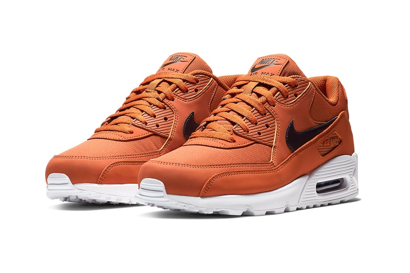 Nike Air Max 90 “Dark Russet” Release swoosh black brown earth white bubble unit
