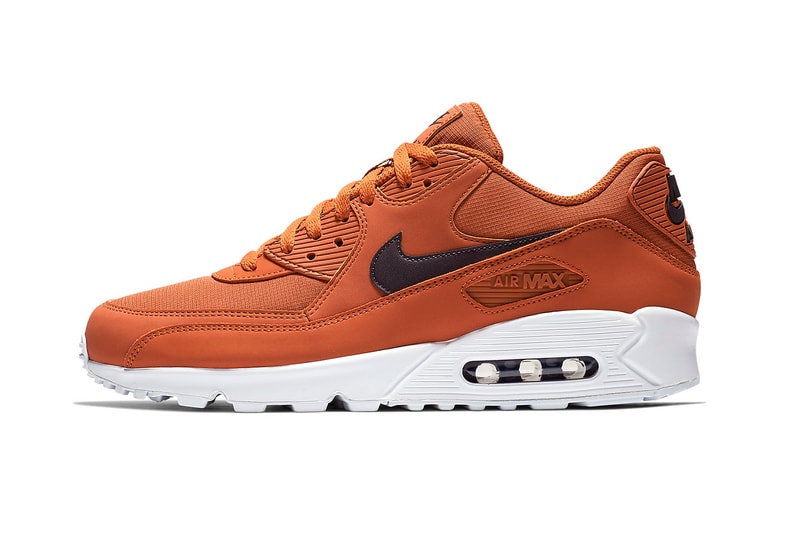 Nike Air Max 90 “Dark Russet” Release swoosh black brown earth white bubble unit