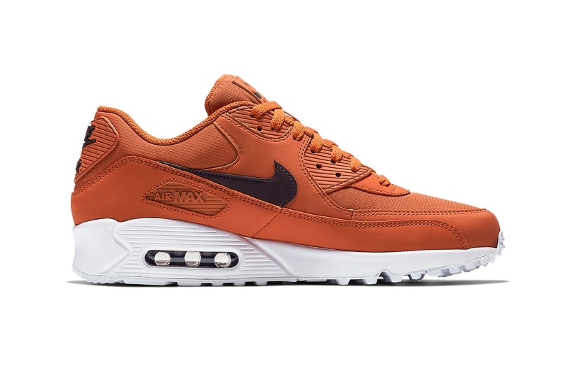 Nike Air Max 90 “Dark Russet” Release swoosh black brown earth white bubble unit