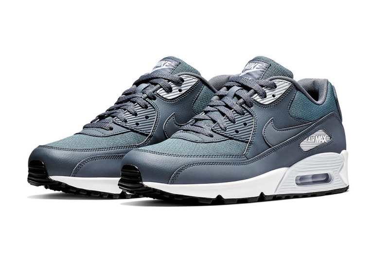 Nike Air Max 90 Essential “Armory Blue” swoosh white grey nike air