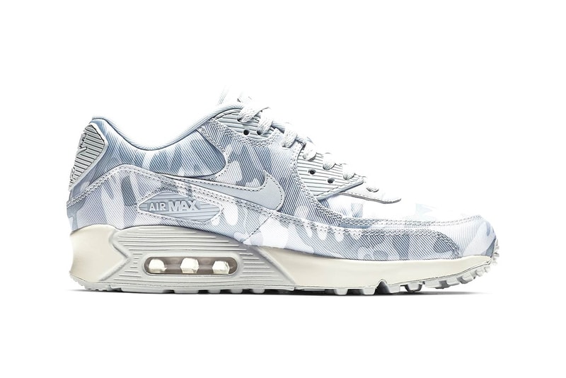 Nike Air Max 90 "Pure Platinum/Summit White" winter camo release date info price colorway sneaker 