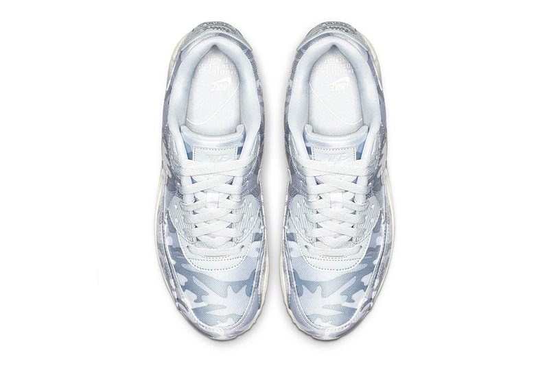 Nike Air Max 90 "Pure Platinum/Summit White" winter camo release date info price colorway sneaker 