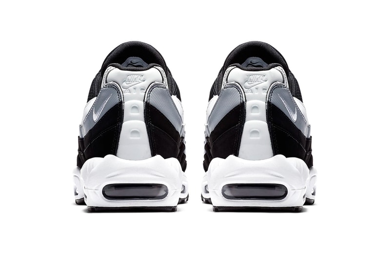 Nike Air Max 95 Black/Wolf Grey/White Release essentials swoosh