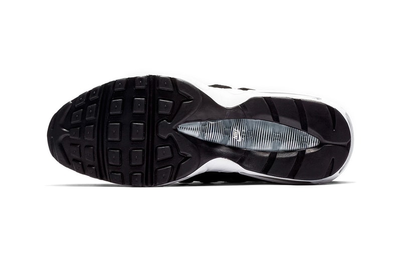 Nike Air Max 95 Black/Wolf Grey/White Release essentials swoosh