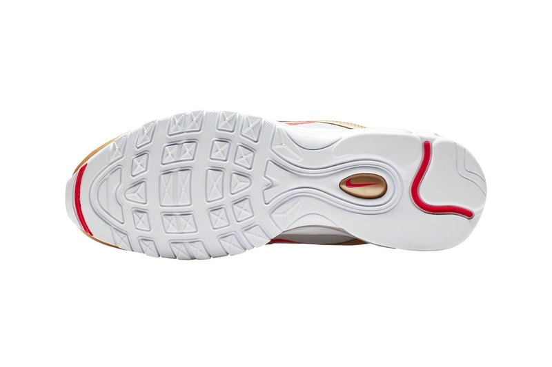 Nike Air Max 97 Metallic Gold/University Red Release info Date price stockist 