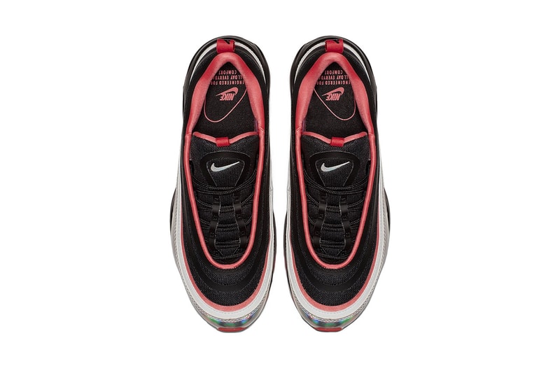 nike air max 97 ultra iridescent black red silver 2018 footwear nike sportswear