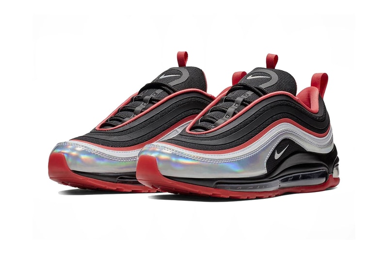 nike air max 97 ultra iridescent black red silver 2018 footwear nike sportswear