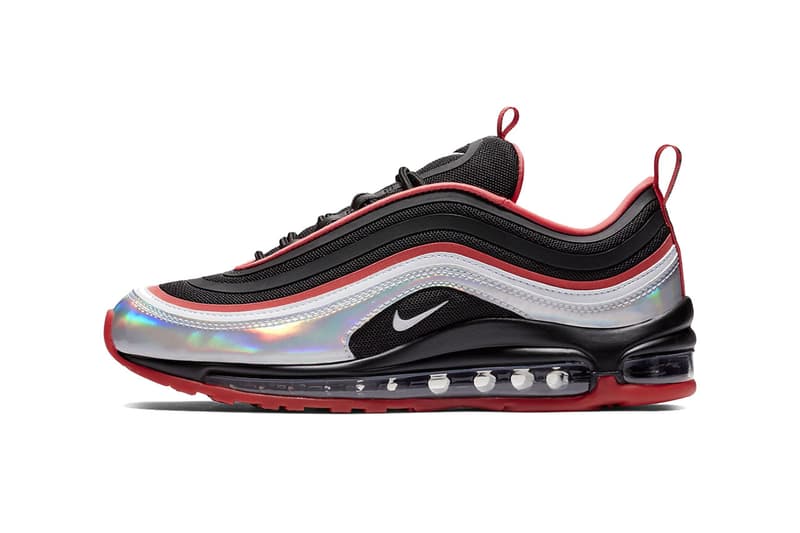 nike air max 97 ultra iridescent black red silver 2018 footwear nike sportswear