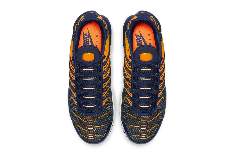 Nike Air Max Plus "Blue Void" Release Date price info Blue Void/University Gold/White/Total Orange sneaker colorway purchase stockist buy online 