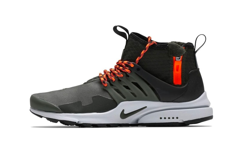 Nike Air Presto Mid Utility Cargo Khaki Release Sequoia Black 859524 301