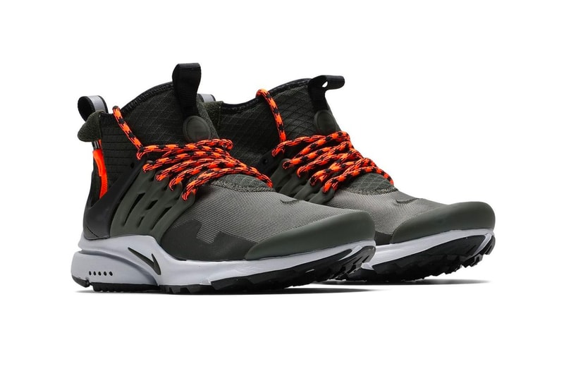 Nike Air Presto Mid Utility Cargo Khaki Release Sequoia Black 859524 301